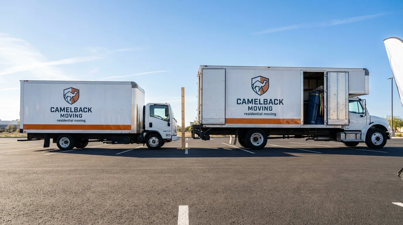 Moving truck size capacity guide in Wyandanch